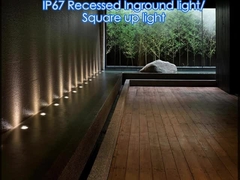 Araç yolu manzara yolu için ayarlanabilir yeraltı dış LED zemin lambaları