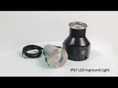 LED Yeraltı Mezarlığı Işığı Paslanmaz Çelik 316 LED Yeraltı Peyzaj Işığı