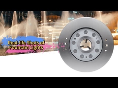 Paslanmaz Çelik Çeşme Işığı Su Altı LED Havuz Işıkları IP68 Sıcak Beyaz lazer ışığı fou