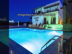 JPY160-AC En Son Süper İnce 32mm 10W AC12V LED Yüzme Havuzu Su Altı Işığı