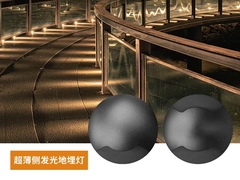 1EB84337 Yan yayan zemin aydınlatması Ultra ince zemin aydınlatmaları