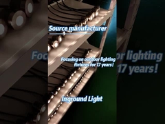 Düşük Voltajlı Su Geçirmez IP65 Ayarlanabilir Açı Zemin Gömme LED Güverte Işığı Dış Mekan Yer Altı Projektör