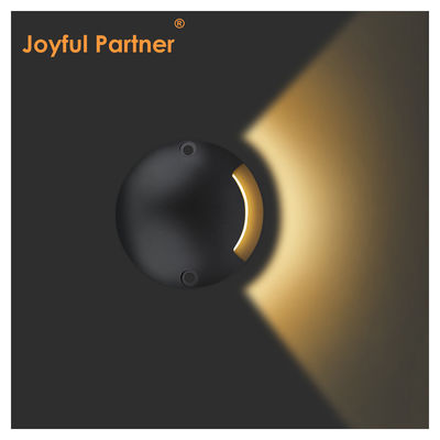 Gömme Basamak Gömülü Lamba Tek Yan Görünüm 12 24Volt Yan Yayan Çap 70MM Yaya Yolu İçin