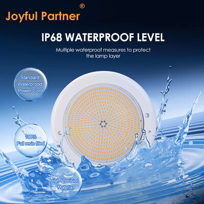 Renkli Su Altı LED Yüzme Havuzu reçine dolu IP68 35W AC12V uzaktan kumanda PAR56 Beyaz ışık