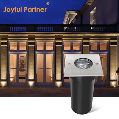 Joyful Partner Deck Step Garden Lights Düşük Voltaj 12 24V 6W CREE COB Sıcak Beyaz Kare