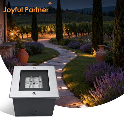 Square Inground Deck Uplight 125 * 125MM ADC12 Die-Casting Alüminyum Konut Derin Anti-glare tasarımı ile Yüksek SMD LED