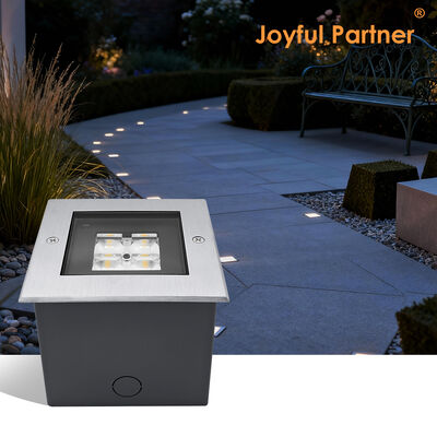 Dış Çevre Yeraltı Işığı 24V 8W 3000K Sıcak Beyaz Ölçme Alüminyum gövde IK Rating 09