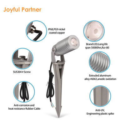 DC 24V 10W Led Spot Spike Yard Light RGBW 4in1 Taşınabilir Su geçirmez Dış Işık