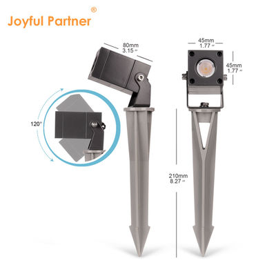 Square Tree LED Garden Spot Light Su geçirmez IP65 Alüminyum Dış Çim Lamba CE Sertifikasıyla