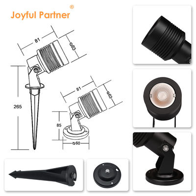 Düzenlenebilir açı bahçe yukarı aşağı ışık 6W 10W kare açık hava zemin aydınlatması