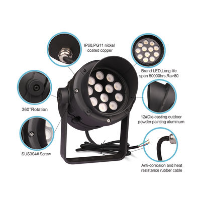 Yüksek Parlaklık Yuvarlak Dış RGB LED Fenerler IP65 LED Manzara Ağacı