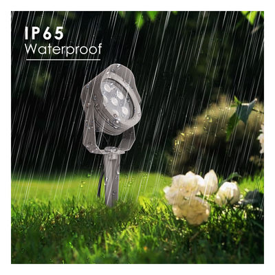 Alüminyum Alaşım LED Bahçe Noktası Işığı IP65 Su geçirmez Dış Çim Spotlight