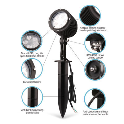 24VDC Dış LED Bahçe Lamba Işığı 5W 10W 15W Düşük Voltajlı LED Lamba Işıkları