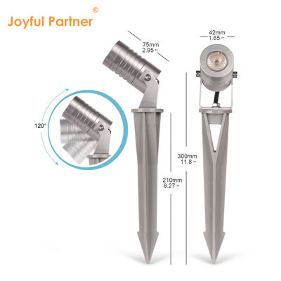 Tek Renkli Bahçe Çubuk Işıkları IP65 Dekoratif Dış LED Manzara Işıkları