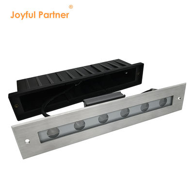 6W 12W Bahçe Çökme Doğrusal Aydınlatma Sıcak Beyaz SUS 316 Uzunluğu 328MM Dış Kullanım İçin