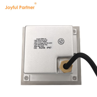 12V DC Yerin Altında LED Dış Yeraltı Işığı IP67 gömülü 3W 4W 8W