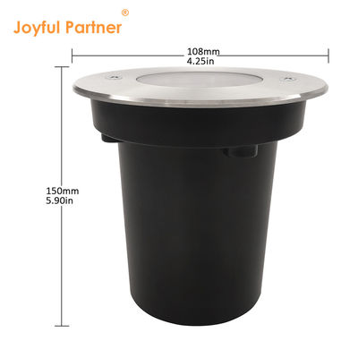 Yeraltı LED Dışarı Işığı DIA108MM 3000k Sıcak Beyaz Yeraltı IP67 Derecesi