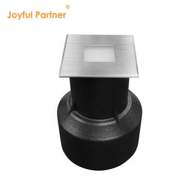 IP67 LED Yeraltı Işıklandırma 1W 2W 3W Çıkışlı Işıklar Kare SS Kapak