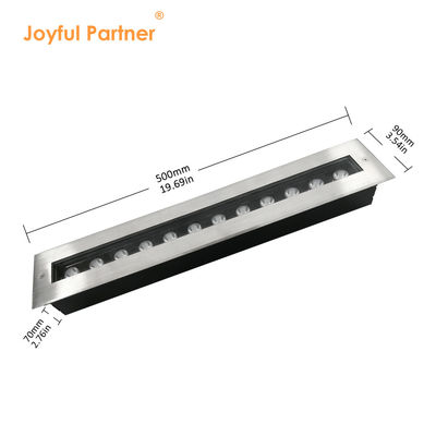 500mm Uzunluk LED Eğri Doğrusal Işık Çubuğu 12W IP67 Su geçirmez Özel