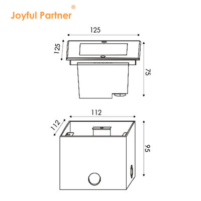 Dış Mekan Bahçe Zemin Işığı Orijinal CREE/OSRAM LED 12V DC24V 4W 8W Paslanmaz Çelik Kapak