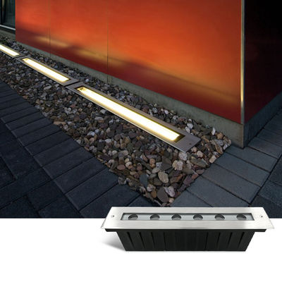 Çökme LED Yeraltı Işığı 2700k - 6500k IP67 Doğrusal Duvar Yıkama Işığı