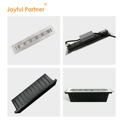 Çökme LED Yeraltı Işığı 2700k - 6500k IP67 Doğrusal Duvar Yıkama Işığı