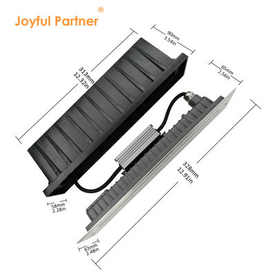 Doğrusal LED Yeraltı Işığı 12W DMX512 Paslanmaz Çelik Ön Kapak Yerin İçi