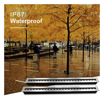 Lineer LED Yeraltı Işığı 1000MM IK08 RA85 24*1W 24*2W Bina Aydınlatma Projesi İçin