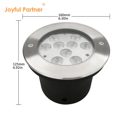 Dışarıdaki Yüksek Güçlü 9W LED Yeraltı Yeraltı Işığı