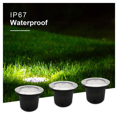 12V DC24V 304 paslanmaz çelik 2 yıllık garanti ile gömülü LED yeraltı ışığı