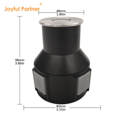 3W IP67 Çapraz Çapraz Güverte Işığı 316 Paslanmaz Çelik LED Yeraltı Lampu
