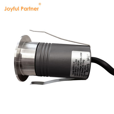 LED Yeraltı Yukarı Işığı 1W 2W DIA55MM Alüminyum Konut CRI85 6000K Gün ışığı