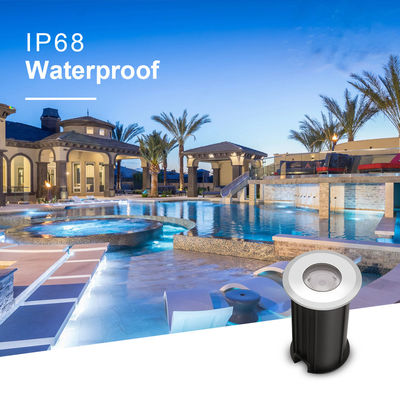 1W IP68 Su geçirmez Sualtı Işıkları 316SS 12V 24V LED Havuz Işıkları 2700k - 6500k