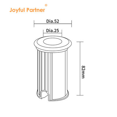 Suya dayanıklı sualtı lambaları DC12V 24V 316 Paslanmaz çelik reçine dolu 3W RGB3in1