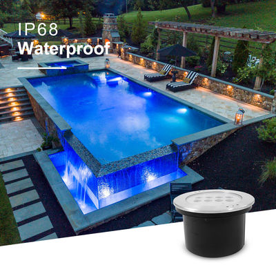 316 Paslanmaz Çelik RGBW Sualtı Işığı 4 In 1 40W DC24V LED Yüzme Havuzu Işıkları