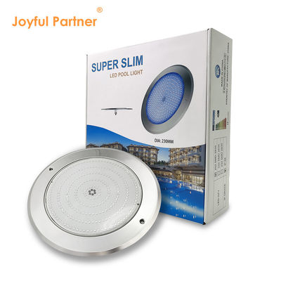 Su geçirmez PAR56 LED Havuz Işığı 316 SS ABS ev Ultra İnce 7.5mm reçine dolu Duvar Montajlı 230MM 18W 25W DC AC12V