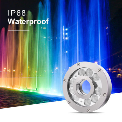 Sualtı RGB LED Çeşme Işığı SS316 IP68 LED Havuz Çeşme Işıkları