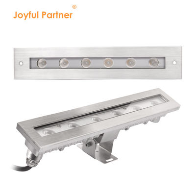 LED Sualtı Spot Işığı IP68 6W 12W RGB3'ü 1 Arada 290MM Uzunluk Montaj Desteğiyle