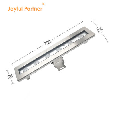 LED Sualtı Spot Işığı IP68 6W 12W RGB3'ü 1 Arada 290MM Uzunluk Montaj Desteğiyle
