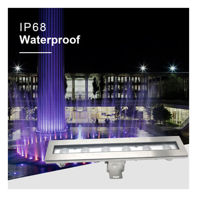 LED Sualtı Spot Işığı IP68 6W 12W RGB3'ü 1 Arada 290MM Uzunluk Montaj Desteğiyle