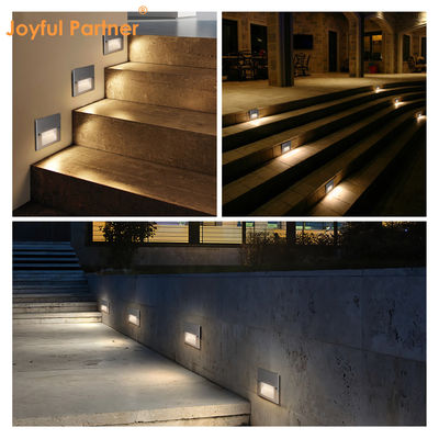 1.5W 3W Su geçirmez LED Adım Fenerleri IP65 Geniş LED Adım Fenerleri Dışarıda