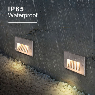 Kare IP65 LED Duvar Işığı 12V 24V Sıcak Beyaz LED Merdiven Duvar Işığı