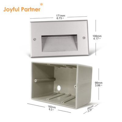 Kare IP65 LED Duvar Işığı 12V 24V Sıcak Beyaz LED Merdiven Duvar Işığı