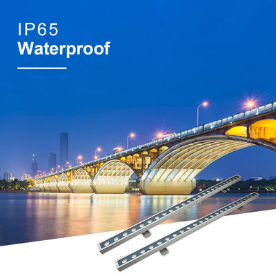 Lineer LED Duvar Yıkama Işığı 9W IP65 LED RGB Spot Işıklar Bina Dekorasyonu İçin