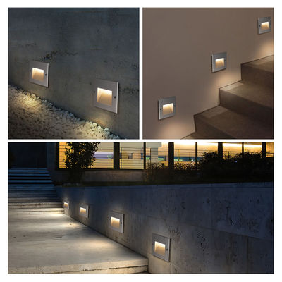 6W COB Çıkışlı Merdiven Duvar Işıkları IP65 Koridor için LED Duvar Köşe Işığı