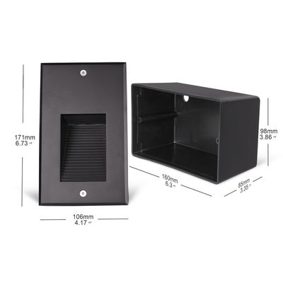 SMD 6W LED Duvar Işığı IP65 gömülü zemin lambası Dış LED adım lambaları