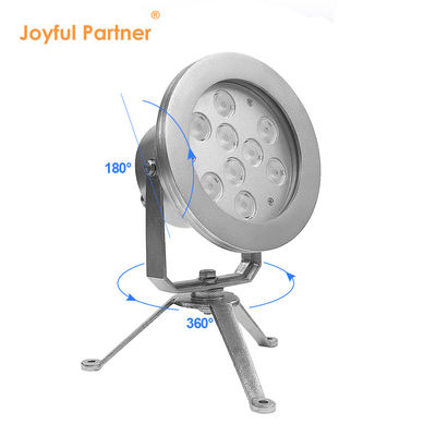 RGBW Su Geçirmez LED Spot Işıklar DMX Kontrollü Paslanmaz Çelik 304 Avrupa Sahil Havuzları İçin