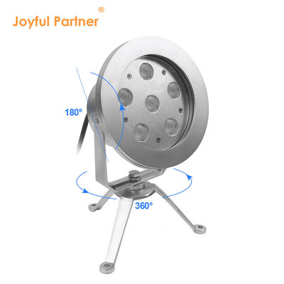 LED Çeşme Lambası 6*2W RGB DMX Paslanmaz Çelik 316 Gövde DC12V/24V IP68 Yüzme Havuzları İçin