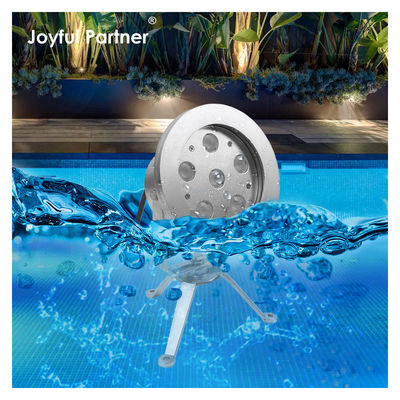 LED Çeşme Lambası 6*2W RGB DMX Paslanmaz Çelik 316 Gövde DC12V/24V IP68 Yüzme Havuzları İçin