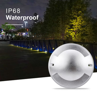 Dışarıdaki LED yürüyüş ışıkları IP67 Diametresi 70mm 3W Yüzey Montajlı Lamba İki yıllık Garantili Çıkartılmış LED Işıklar